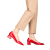 Nadyna piros női cipő, 4 - Kalapod.hu